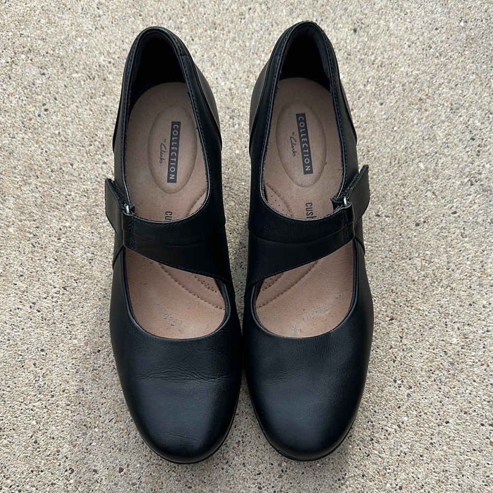 Clarks Black Emslie Lublin Mary Jane Pumps
